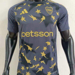 Boca Juniors Camiseta Tercera Azul Marino Estrellas Doradas Adidas Hombre 2025/26