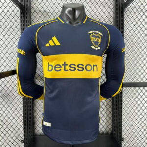 Boca Juniors Camiseta Primera Manga Larga Azul Marino Adidas Hombre 2025/26