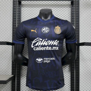 Chivas Camiseta Visitante Azul Oscuro Estampado Texto Puma Hombre 2025/26