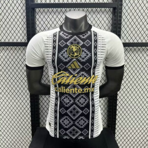 Club América Camiseta Visitante 2026 Blanco Geométrica Adidas Hombre