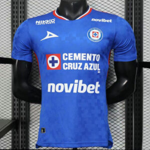 Cruz Azul Camiseta Primera 2026 Azul Cuadros Pirma Hombre