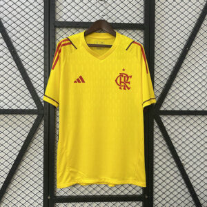 Camiseta de Entrenamiento Flamengo 2025 2026 Adidas Amarilla Hombre