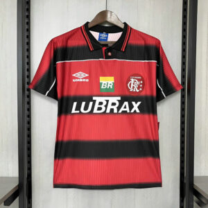 Camiseta Retro Flamengo Umbro Roja Negra 2025 2026 Hombre