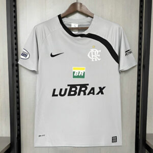 Camiseta Flamengo Nike Gris y Negro 2025 2026 Hombre