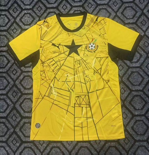 Camiseta Ghana Mundial 2026 amarillo