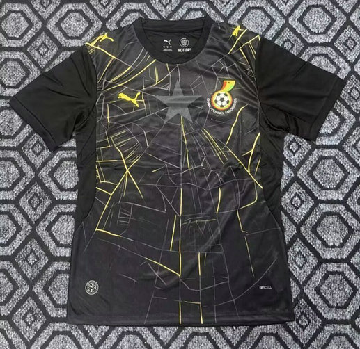 Camiseta Ghana Mundial 2026 negro