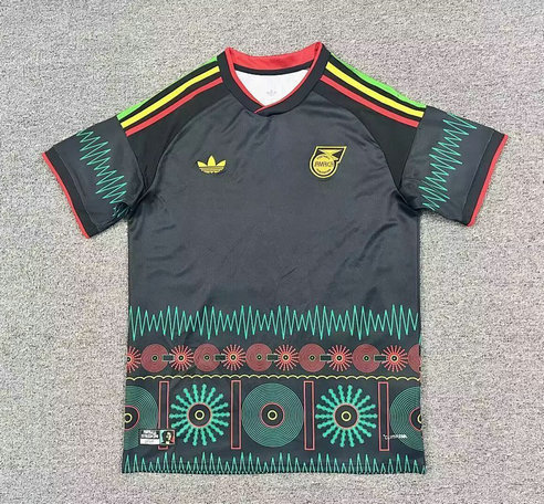 Camiseta Jamaica x Bob Marley 2026-2027 negro