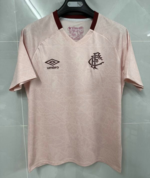 Camiseta Especial Rosa Flamengo Cuello Bordo Burdeos 2025 2026 Hombre