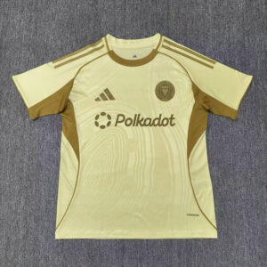Camiseta Visitante Inter Miami Beige Dorado Olas 2026 Hombre