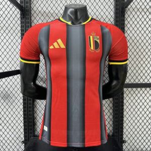 Camiseta Bélgica 2026-2027 Concepto rojo negro Versión Jugador